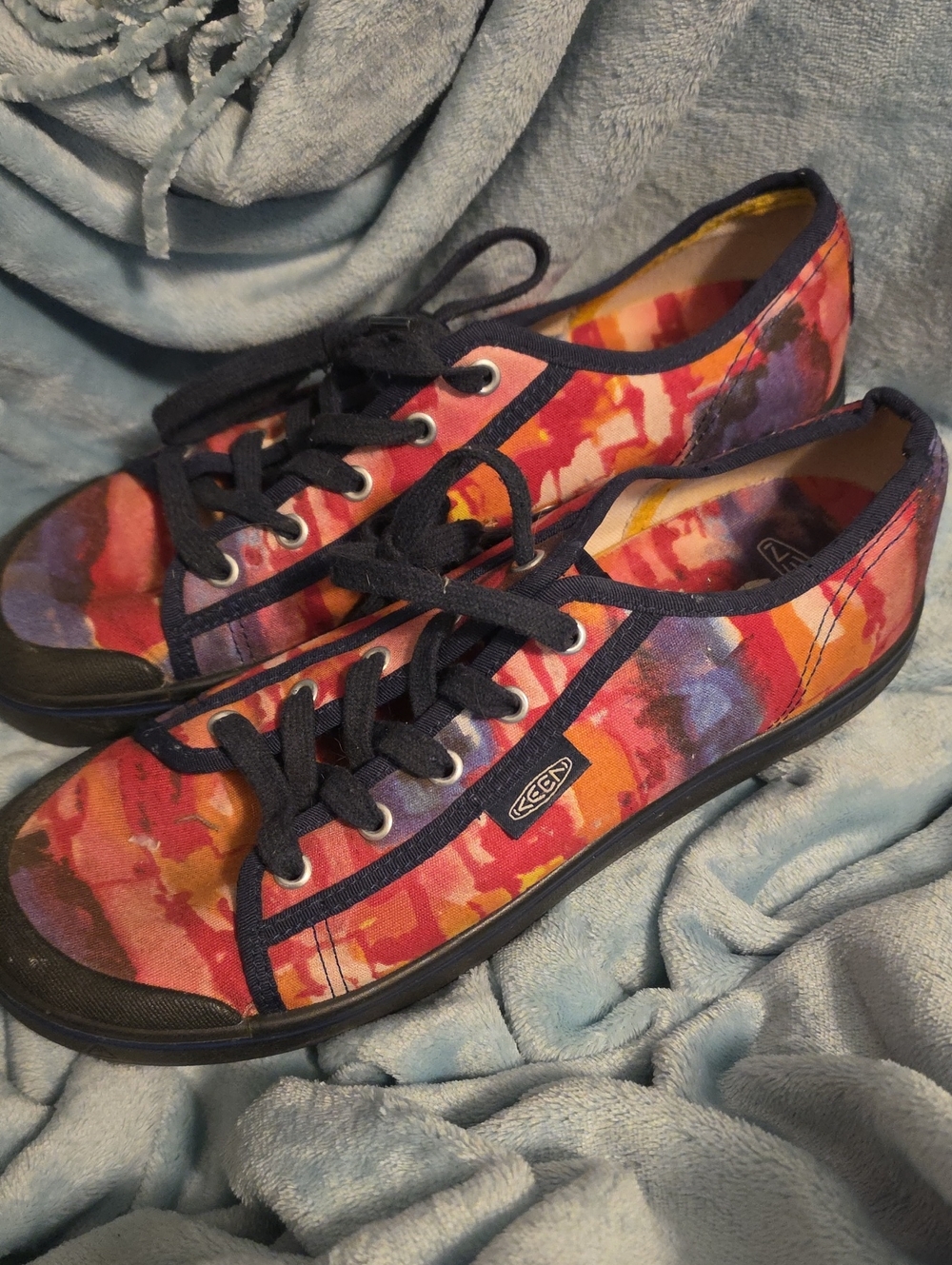 Keen Women's Multicolor Tie-Dye Canvas Sneakers 11